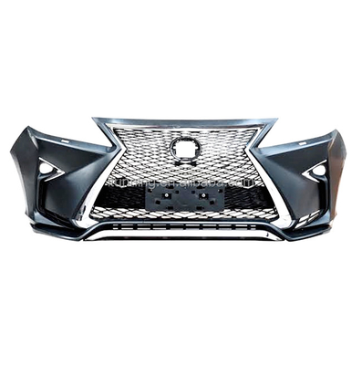 Plastic Vehicle Spare Parts Front Bumper For Lexus RX 2009 To 2015 Upgrade To 2016 Grille Fog Light Frame