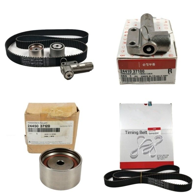 2431237500 Auto Timing Chain Timing Belt Tensioner Kit 2441037100 For KIA  HYUNDAI